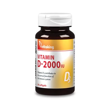 Vitaking D-vitamin 2000NE Gélkapszula