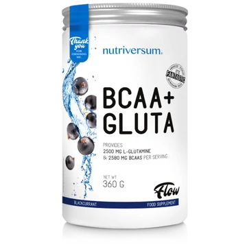 Nutriversum BCAA+Gluta 360 g Aminosav