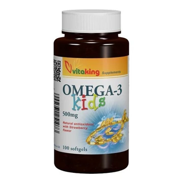 Vitaking Omega-3 Kids Halolaj Kapszula