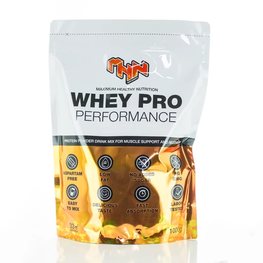 MHN Supplements 100% Whey Pro Performance 1000 g Fehérjepor