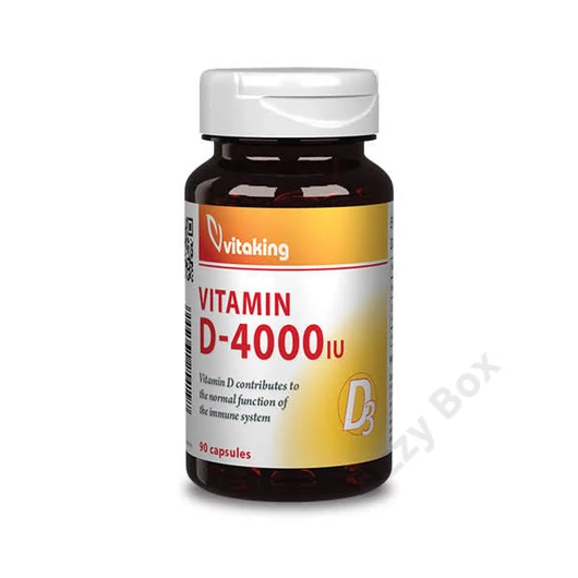 Vitaking D3-vitamin 4000NE kapszula