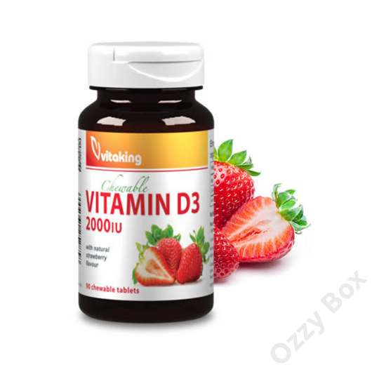 Vitaking D3-vitamin 2000NE Rágótabletta  90 db