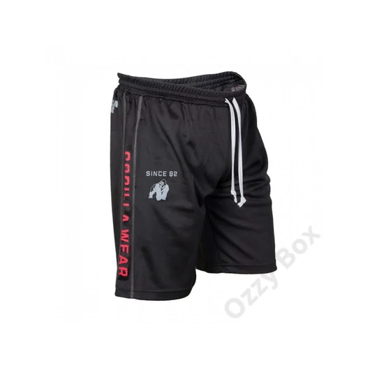 Gorilla Wear Functional Mesh Shorts Black/Red