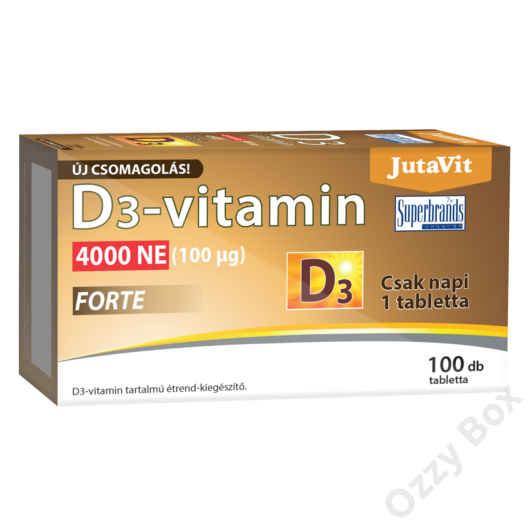 Jutavit D3 Vitamin 4000 NE Forte 100 Tabletta