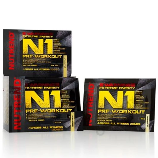 Nutrend N1 Pre Workout 10 x 17 g Teljesítményfokozó