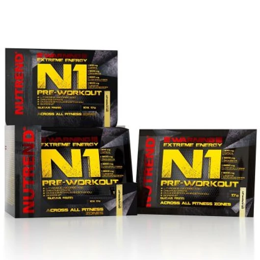 Nutrend N1 Pre Workout 10 x 17 g Teljesítményfokozó