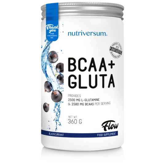 Nutriversum BCAA+Gluta 360 g Aminosav