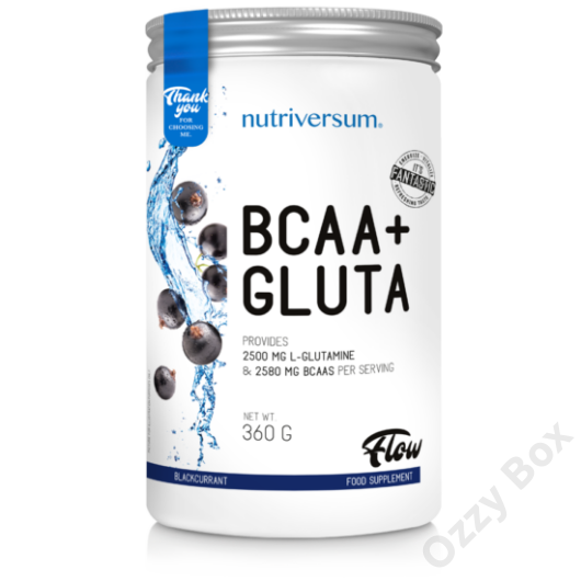 Nutriversum BCAA+Gluta 360 g Aminosav