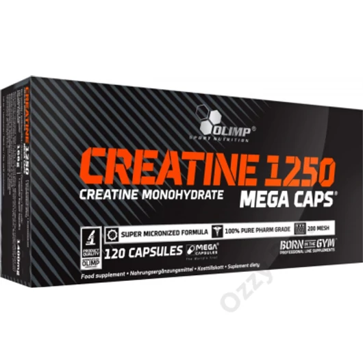 Olimp Creatine 1250 Mega Caps 120 Kapszula Kreatin