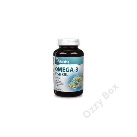 Vitaking Omega-3 Fish Oil 1200 mg Halolaj Kapszula