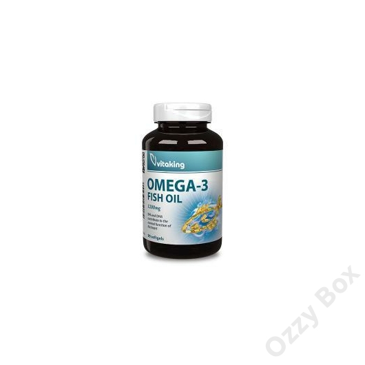 Vitaking Omega-3 Fish Oil 1200 mg Halolaj Kapszula