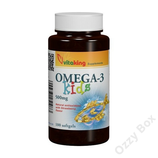 Vitaking Omega-3 Kids Halolaj Kapszula