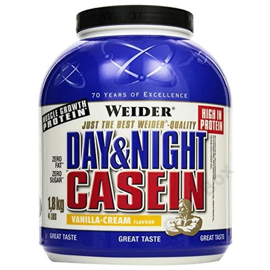 Weider Day &amp; Night Casein 1800 g Fehérjepor