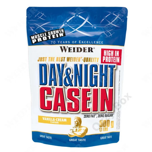 Weider Day &amp; Night Casein 500 g Fehérjepor